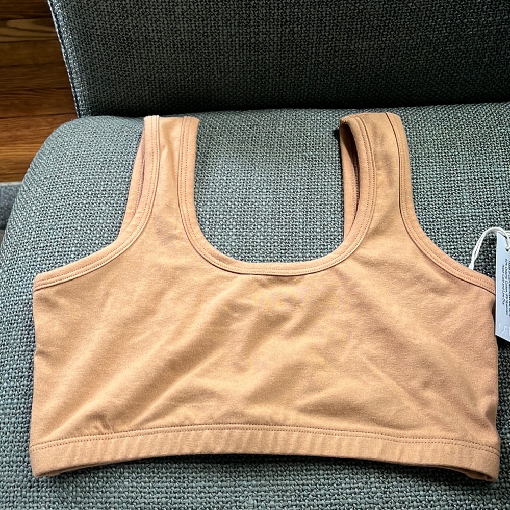 ARQ full coverage taupe bra medium new